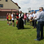 20.07.2017 Kielce. Poświęcenie szatni na stadionie Czarnovii. / Marzena Mąkosa / Radio Kielce