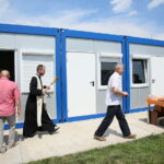 20.07.2017 Kielce. Poświęcenie szatni na stadionie Czarnovii. / Marzena Mąkosa / Radio Kielce