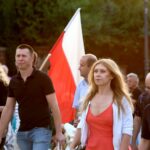 20.07.2017 Kielce. Manifestacja „Wolne Sądy”. / Marzena Mąkosa / Radio Kielce