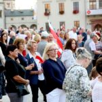 20.07.2017 Kielce. Manifestacja „Wolne Sądy”. / Marzena Mąkosa / Radio Kielce