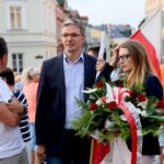 20.07.2017 Kielce. Manifestacja „Wolne Sądy”. / Marzena Mąkosa / Radio Kielce