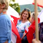 20.07.2017 Kielce. Manifestacja „Wolne Sądy”. / Marzena Mąkosa / Radio Kielce