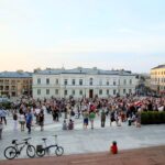 20.07.2017 Kielce. Manifestacja „Wolne Sądy”. / Marzena Mąkosa / Radio Kielce