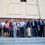 20.07.2017 Kielce. Manifestacja „Wolne Sądy”. / Marzena Mąkosa / Radio Kielce