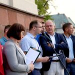 20.07.2017 Kielce. Manifestacja „Wolne Sądy”. / Marzena Mąkosa / Radio Kielce