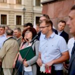 20.07.2017 Kielce. Manifestacja „Wolne Sądy”. / Marzena Mąkosa / Radio Kielce