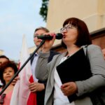 20.07.2017 Kielce. Manifestacja „Wolne Sądy”. / Marzena Mąkosa / Radio Kielce