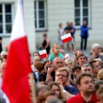 20.07.2017 Kielce. Manifestacja „Wolne Sądy”. / Marzena Mąkosa / Radio Kielce
