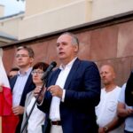 20.07.2017 Kielce. Manifestacja „Wolne Sądy”. / Marzena Mąkosa / Radio Kielce