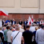 20.07.2017 Kielce. Manifestacja „Wolne Sądy”. / Marzena Mąkosa / Radio Kielce