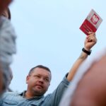 20.07.2017 Kielce. Manifestacja „Wolne Sądy”. / Marzena Mąkosa / Radio Kielce