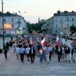 20.07.2017 Kielce. Manifestacja „Wolne Sądy”. / Marzena Mąkosa / Radio Kielce