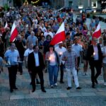 20.07.2017 Kielce. Manifestacja „Wolne Sądy”. / Marzena Mąkosa / Radio Kielce