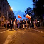 20.07.2017 Kielce. Manifestacja „Wolne Sądy”. / Marzena Mąkosa / Radio Kielce