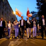 20.07.2017 Kielce. Manifestacja „Wolne Sądy”. / Marzena Mąkosa / Radio Kielce