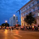 20.07.2017 Kielce. Manifestacja „Wolne Sądy”. / Marzena Mąkosa / Radio Kielce