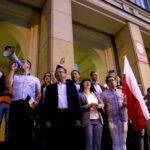 20.07.2017 Kielce. Manifestacja „Wolne Sądy”. / Marzena Mąkosa / Radio Kielce