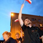 20.07.2017 Kielce. Manifestacja „Wolne Sądy”. / Marzena Mąkosa / Radio Kielce