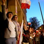 20.07.2017 Kielce. Manifestacja „Wolne Sądy”. / Marzena Mąkosa / Radio Kielce