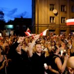 20.07.2017 Kielce. Manifestacja „Wolne Sądy”. / Marzena Mąkosa / Radio Kielce