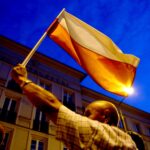 20.07.2017 Kielce. Manifestacja „Wolne Sądy”. / Marzena Mąkosa / Radio Kielce