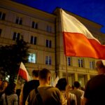 20.07.2017 Kielce. Manifestacja „Wolne Sądy”. / Marzena Mąkosa / Radio Kielce