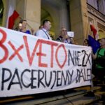 24.07.2017 Kielce. Manifestacja przed Sądem Okręgowym. / Marzena Mąkosa / Radio Kielce