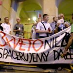 24.07.2017 Kielce. Manifestacja przed Sądem Okręgowym. / Marzena Mąkosa / Radio Kielce