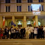 24.07.2017 Kielce. Manifestacja przed Sądem Okręgowym. / Marzena Mąkosa / Radio Kielce