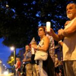 24.07.2017 Kielce. Manifestacja przed Sądem Okręgowym. / Marzena Mąkosa / Radio Kielce