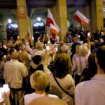 24.07.2017 Kielce. Manifestacja przed Sądem Okręgowym. / Marzena Mąkosa / Radio Kielce