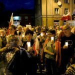 24.07.2017 Kielce. Manifestacja przed Sądem Okręgowym. / Marzena Mąkosa / Radio Kielce