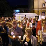 24.07.2017 Kielce. Manifestacja przed Sądem Okręgowym. / Marzena Mąkosa / Radio Kielce
