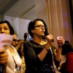 24.07.2017 Kielce. Manifestacja przed Sądem Okręgowym. / Marzena Mąkosa / Radio Kielce