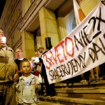 24.07.2017 Kielce. Manifestacja przed Sądem Okręgowym. / Marzena Mąkosa / Radio Kielce