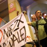 24.07.2017 Kielce. Manifestacja przed Sądem Okręgowym. / Marzena Mąkosa / Radio Kielce