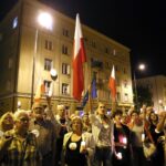 24.07.2017 Kielce. Manifestacja przed Sądem Okręgowym. / Marzena Mąkosa / Radio Kielce