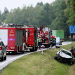 25.07.2017 Raszówka. Wypadek na Raszówce. / Marzena Mąkosa / Radio Kielce