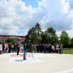 27.07.2017 Włoszczowa. Uroczyste otwarcie lądowiska dla helikopterów. / Marzena Mąkosa / Radio Kielce