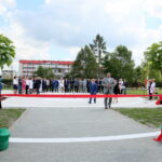 27.07.2017 Włoszczowa. Uroczyste otwarcie lądowiska dla helikopterów. / Marzena Mąkosa / Radio Kielce