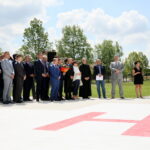 27.07.2017 Włoszczowa. Uroczyste otwarcie lądowiska dla helikopterów. / Marzena Mąkosa / Radio Kielce