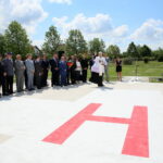 27.07.2017 Włoszczowa. Uroczyste otwarcie lądowiska dla helikopterów. / Marzena Mąkosa / Radio Kielce