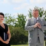 27.07.2017 Włoszczowa. Uroczyste otwarcie lądowiska dla helikopterów. / Marzena Mąkosa / Radio Kielce