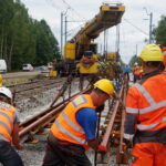 26.07.2017 Kielce. Rozbudowa najszybszej linii kolejowej w Polsce. / Marcin Różyc / Radio Kielce