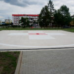 26.07.2017 Włoszczowa. Nowe lądowisko dla śmigłowców. / Marcin Różyc / Radio Kielce