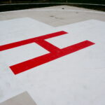 26.07.2017 Włoszczowa. Nowe lądowisko dla śmigłowców. / Radio Kielce