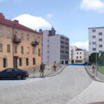 Kielce. Wizualizacja modernizacji okolic skrzyżowania ulic Prezydenta Lecha Kaczyńskiego i Silnicznej (21.07.2017) / MZD Kielce