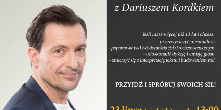 Warsztaty aktorskie z Dariuszem Kordkiem - Radio Kielce