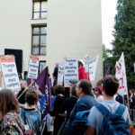 06.07.2017 Warszawa. Prezydent Donald Trump na Placu Krasińskich. / Włodzimierz Batóg / Radio Kielce