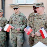 06.07.2017 Warszawa. Prezydent Donald Trump na Placu Krasińskich. / Włodzimierz Batóg / Radio Kielce